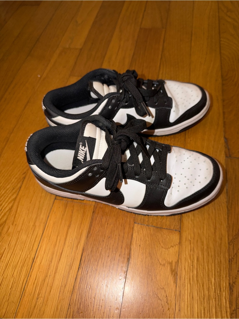 Nike Women’s Dunk Low Shoes in Black and White